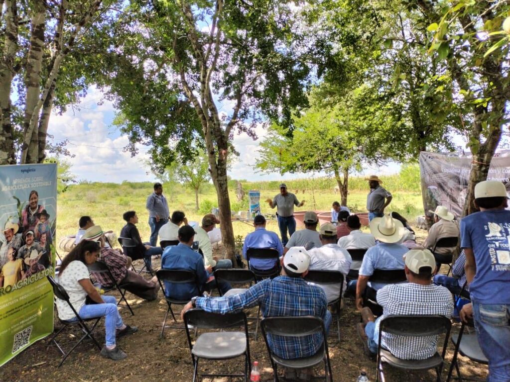 Comunidad rural de agricultores